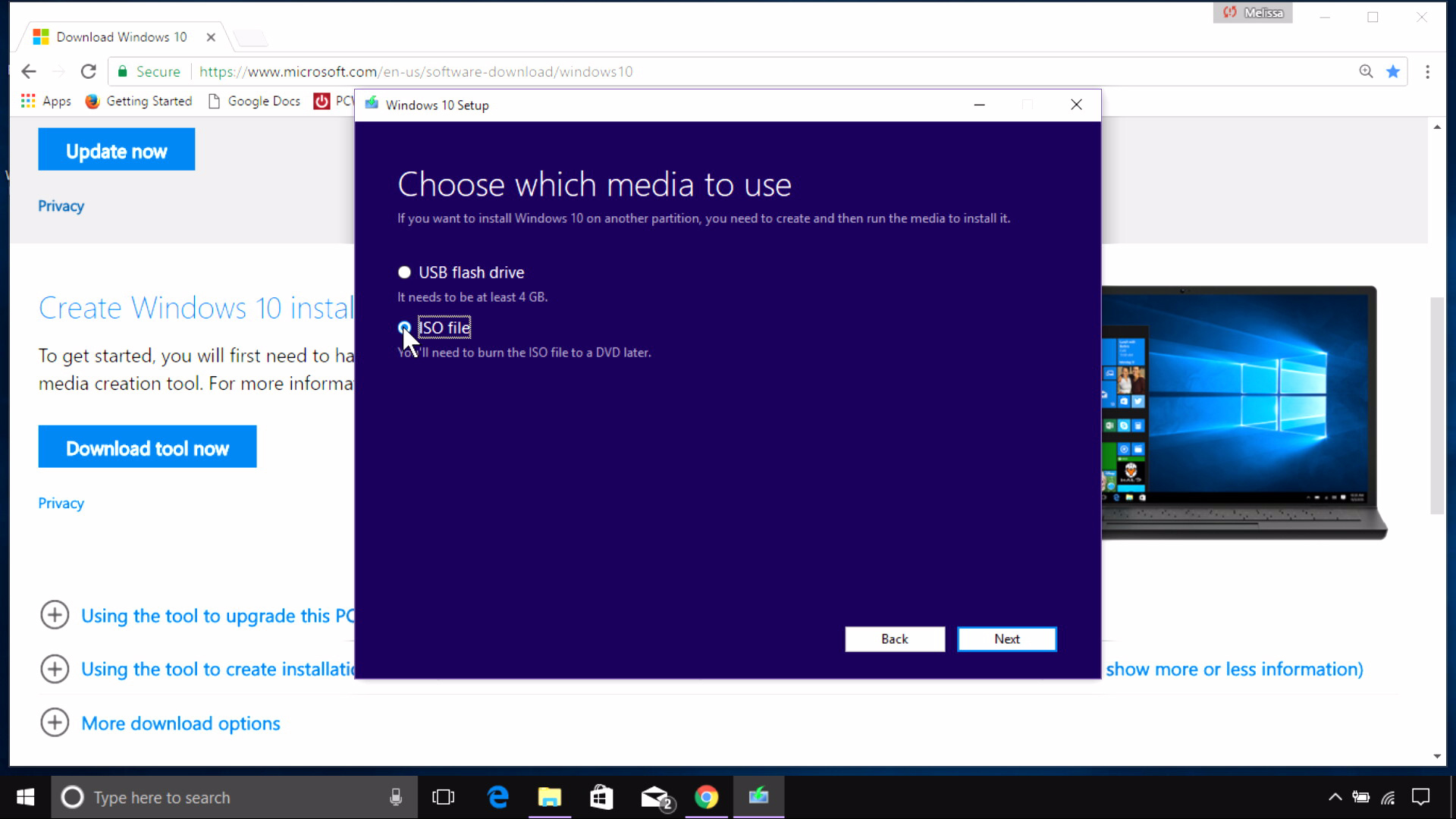 How To Create Win 10 Disk From Iso Download